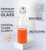 CELLO Aquaria Toughened Glass Water Bottle, 1 Ltr, Transparent
