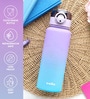 CELLO Buzz Large Sipper Water Bottle, 1.16 Ltr, Purple Blue