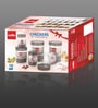 CELLO Checkers Airtight Storage Container Set of 18, Brown