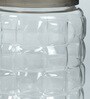 Cello Checkers Transparent Cylindrical Air Tight Canister Set