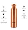 CELLO Cop-Pura Neer Copper Water Bottle, 1 Ltr