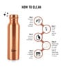 CELLO Cop-Pura Neer Copper Water Bottle, 1 Ltr