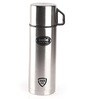 Cello Cup Style Stainless Steel Flask, 1 Litre, Silver