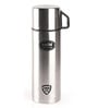 Cello Cup Style Stainless Steel Flask, 500ml, Silver