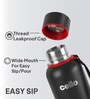 CELLO Duro Kent Vacuum Insulated Flask, 900ml, Black