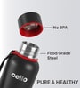 CELLO Duro Kent Vacuum Insulated Flask, 900ml, Black