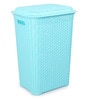 Cello Eliza Plastic 50 L Light Blue Laundry Basket