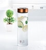 CELLO Copper H2O 1Ltr Glass Fridge Water Bottle