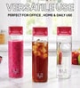 CELLO Red H2O 920ml Toughened Glass Water Bottle