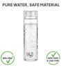 CELLO Transparent H2O 920ml Toughened Glass Water Bottle