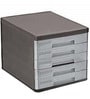 Idea Multi Storage cabinet in Black & Grey colour