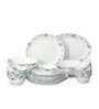 Imperial Dainty Blue Opalware Dinner Set- 27 Pieces 