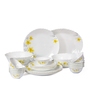 Imperial Frangipani Opalware Dinner Set