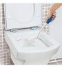Cello Kleeno Blue & White Angular Toilet Brush with Storage