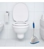 Cello Kleeno Blue & White Angular Toilet Brush with Storage