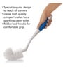 Cello Kleeno Blue & White Angular Toilet Brush with Storage