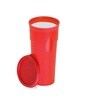 Plastic Multicolour 500 ML Tumbler
