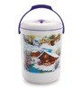Cello Mega Hot Lunch Pack (5 Container) Violet