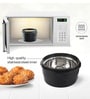 CELLO MF Alfa Stainless Steel Lunch Box Set with Bag, Black