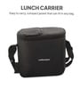 CELLO MF Alfa Stainless Steel Lunch Box Set with Bag, Black