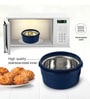 CELLO MF Alfa Stainless Steel Lunch Box Set with Bag, Blue