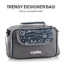 CELLO MF High Meal Combo Lunch Box Set with Bag, Blue