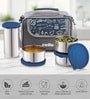 CELLO MF High Meal Combo Lunch Box Set with Bag, Blue