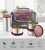 CELLO MF High Meal Combo Lunch Box Set with Bag, Maroon