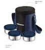 CELLO MF Meal Station 3 Stainless Steel Lunch Box with Jacket, Blue