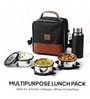 CELLO MF President Combo Lunch Box Set with Bottle & Bag, Black