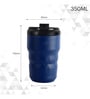 CELLO Nomad Insulated Flask Mug, 350ml, Blue