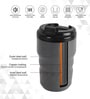 CELLO Nomad Insulated Flask Mug, 350ml, Silver