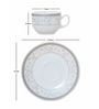 Cello Opalware Divine Coffee /Tea Cup Saucer Set (Set of 6pcs Cup & 6pcs Saucer)