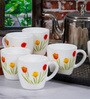 Cello Opalware Tea/Coffee Mugs (set of 6pcs)