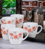 Cello Opalware Tea/Coffee Mugs (set of 6pcs)
