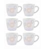 Cello Opalware Tea/Coffee Mugs (set of 6pcs)