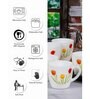 Cello Opalware Tea/Coffee Mugs (set of 6pcs)