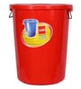 Cello Plastic 100 L Red Storage Bucket with Lid