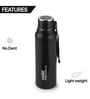 CELLO Puro Steel-X Benz 900 Insulated Water Bottle, 650ml, Black
