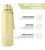 CELLO Puro Steel-X Benz 900 Insulated Water Bottle, 650ml, Green