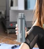 CELLO Puro Steel-X Benz 900 Insulated Water Bottle, 650ml, Grey