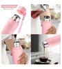 CELLO Puro Steel-X Benz 900 Insulated Water Bottle, 650ml, Pink