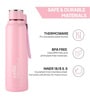 CELLO Puro Steel-X Benz 900 Insulated Water Bottle, 650ml, Pink