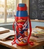CELLO Puro Steel-X Hydra Kid Insulated Water Bottle, 520ml, Red