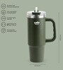 CELLO Quench Pro Insulated Sipper Tumbler with Straw, 880ml, Green