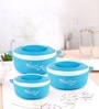 CELLO Sapphire Insulated Casserole Set of 3, Blue