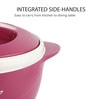 CELLO Sapphire Insulated Hot Pot Casserole, 1.25Ltr, Pink