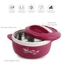 CELLO Sapphire Insulated Hot Pot Casserole, 1.25Ltr, Pink