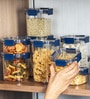 CELLO Stack Lock Airtight Storage Container Set of 6, Blue