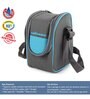 Cello Steelox Stainless Steel Lunch Box-3 Steel, Blue, (Capacities
